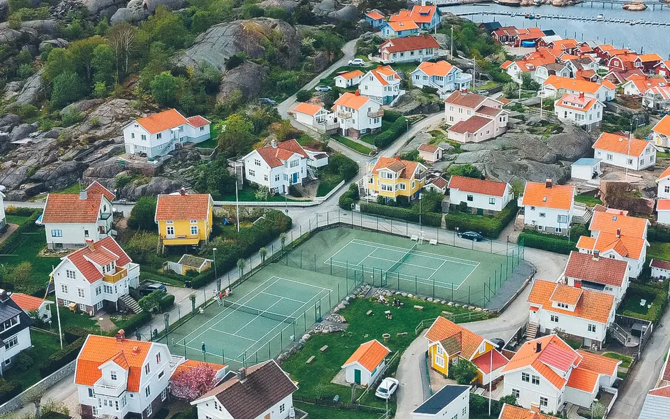 Die Tennisplätze
